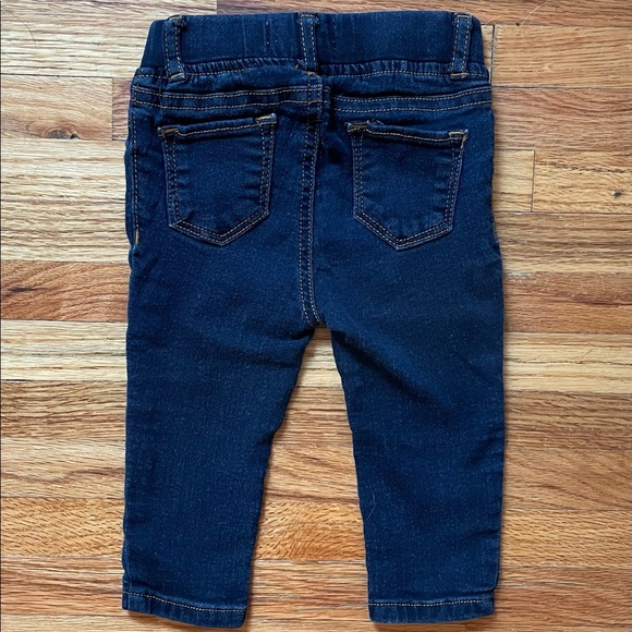 Gap Baby Dark Wash Skinny Fit Jeggings, Size 12-18M - Picture 2 of 3